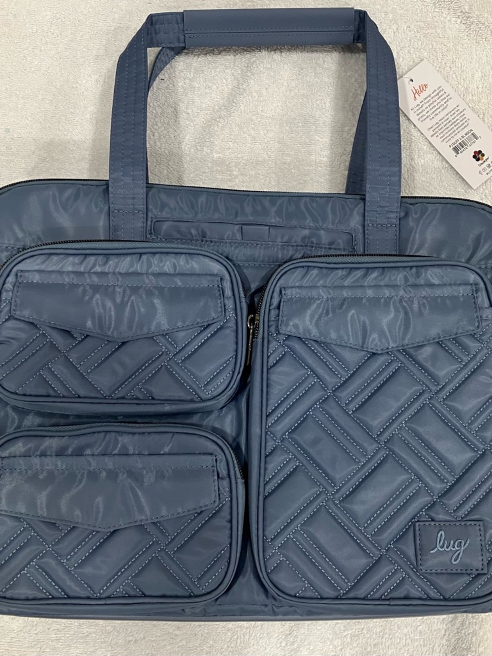 Lug Puddle Jumper PJ Duffel Blue Moon NWT New Travel Carry On Overnight Bag